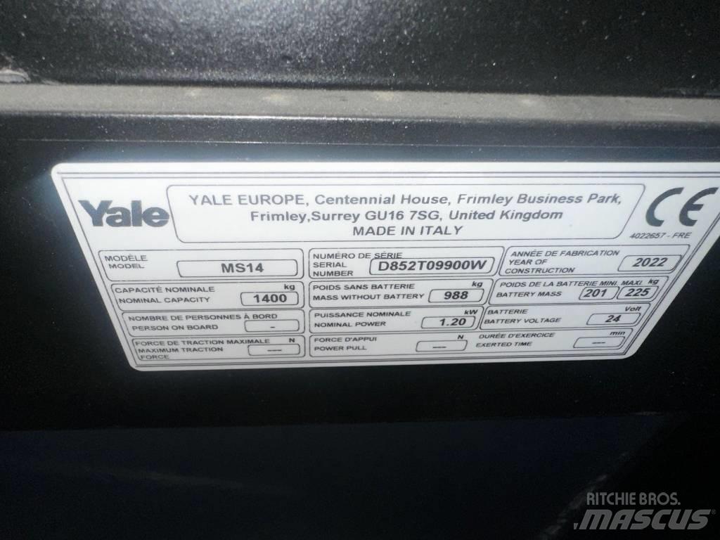 Yale MS 14 AC Gaffelstabler med gående fører