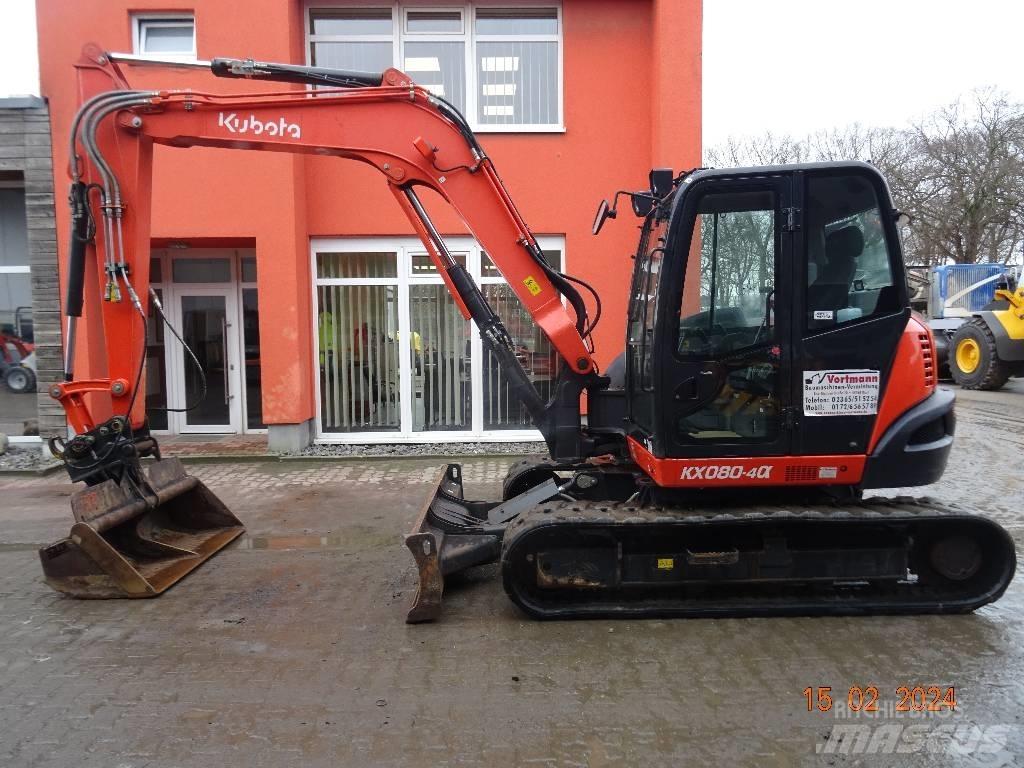 Kubota KX 080-4 Midi-gravemaskiner 7t - 12t