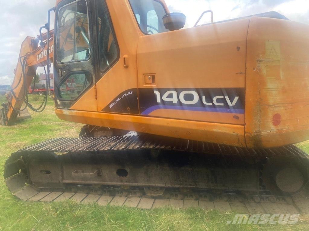Doosan DX 140 Gravemaskiner på hjul