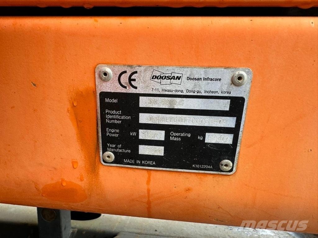 Doosan DX 140 Gravemaskiner på hjul