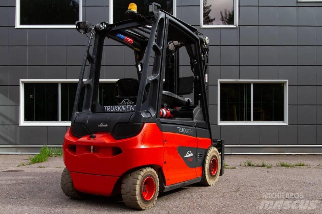 Linde E30-01 El gaffeltrucks