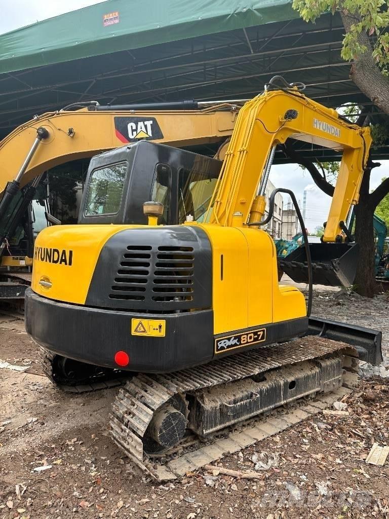 Hyundai 80-7 Gravemaskiner på larvebånd