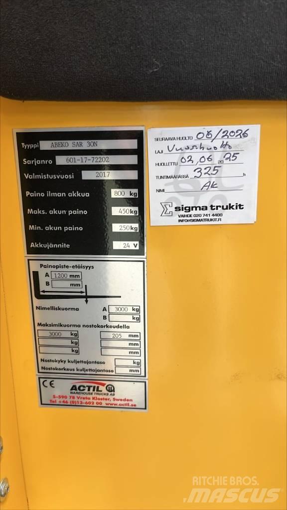 Abeko SAR 30 N El-palleløftere