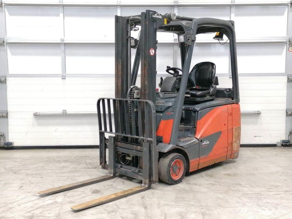 Linde E16H-02 El gaffeltrucks