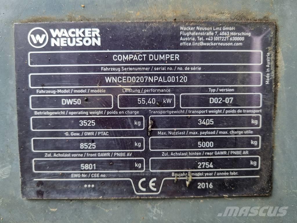 Wacker Neuson DW 50 Dumpere