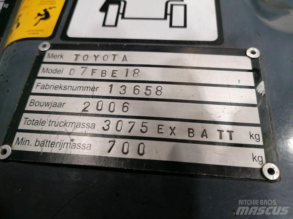 Toyota 7FBEF18 El gaffeltrucks