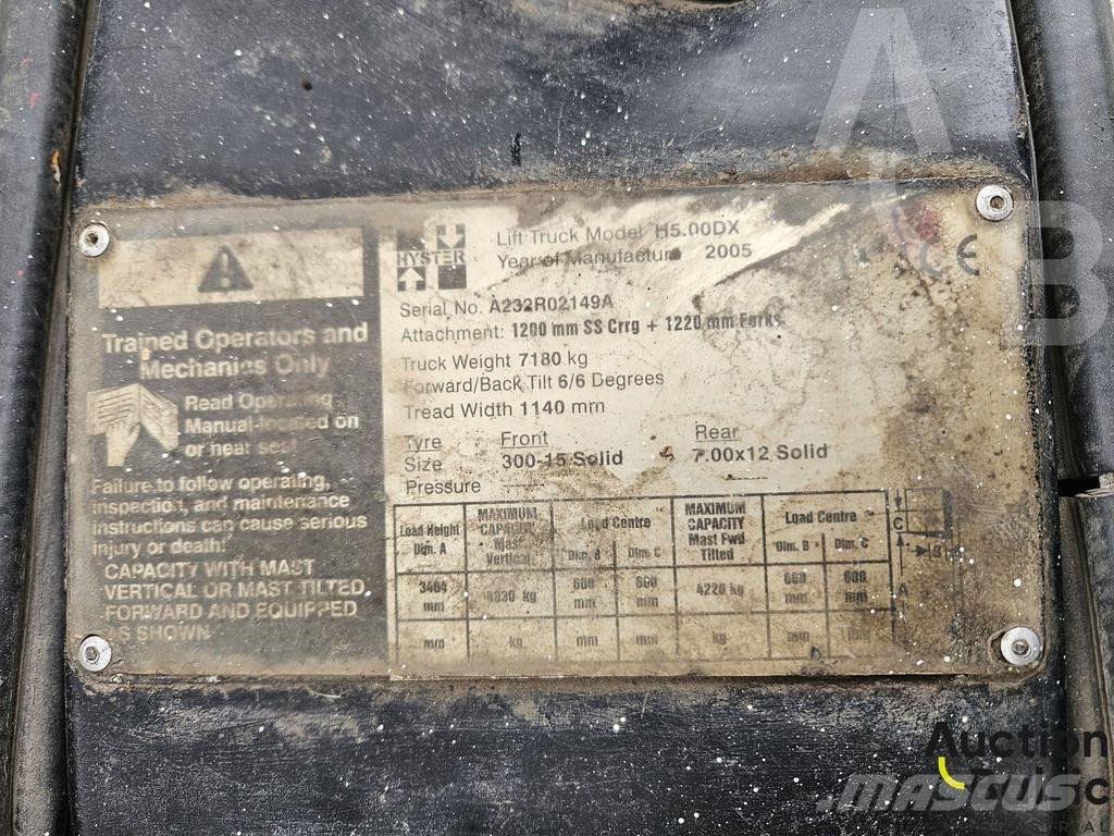 Hyster H5.00DX Diesel gaffeltrucks