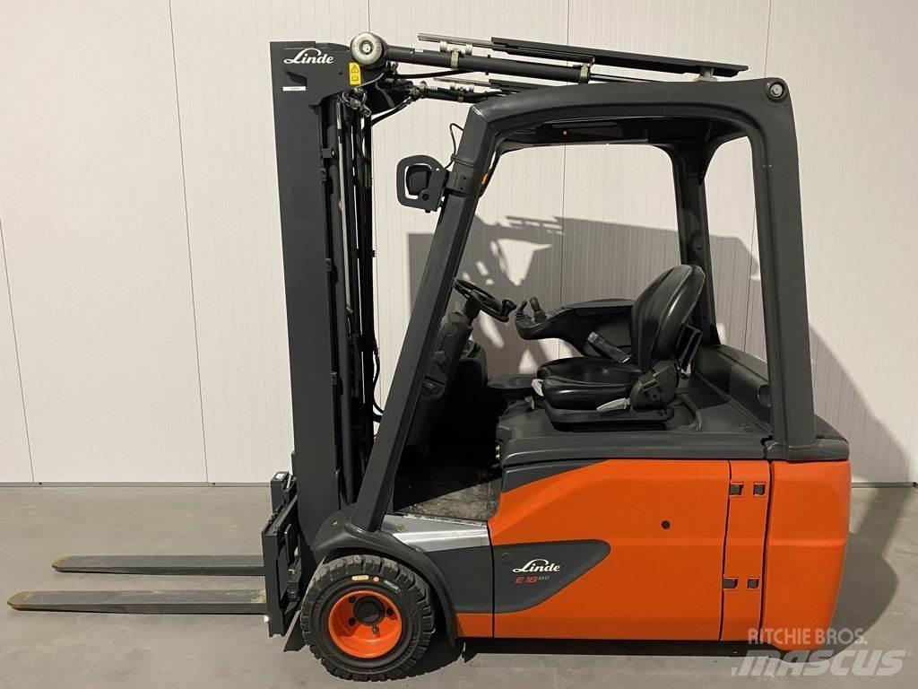 Linde E18L-02 El gaffeltrucks