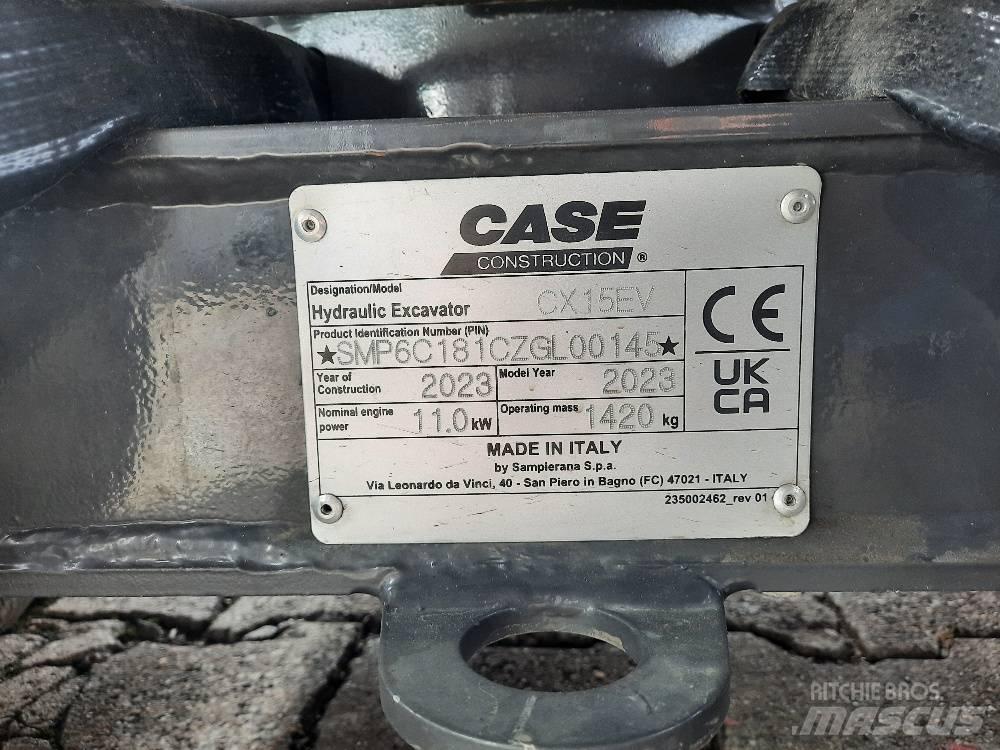 CASE CX 15 EV Minigravemaskiner