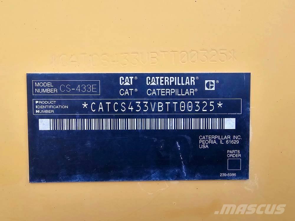 CAT CS 433 E Tvilling tromle
