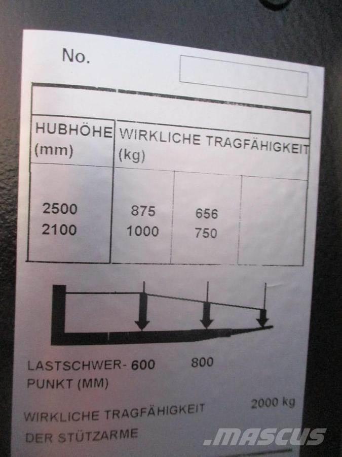 Toyota SPE200D El-palleløftere med platform