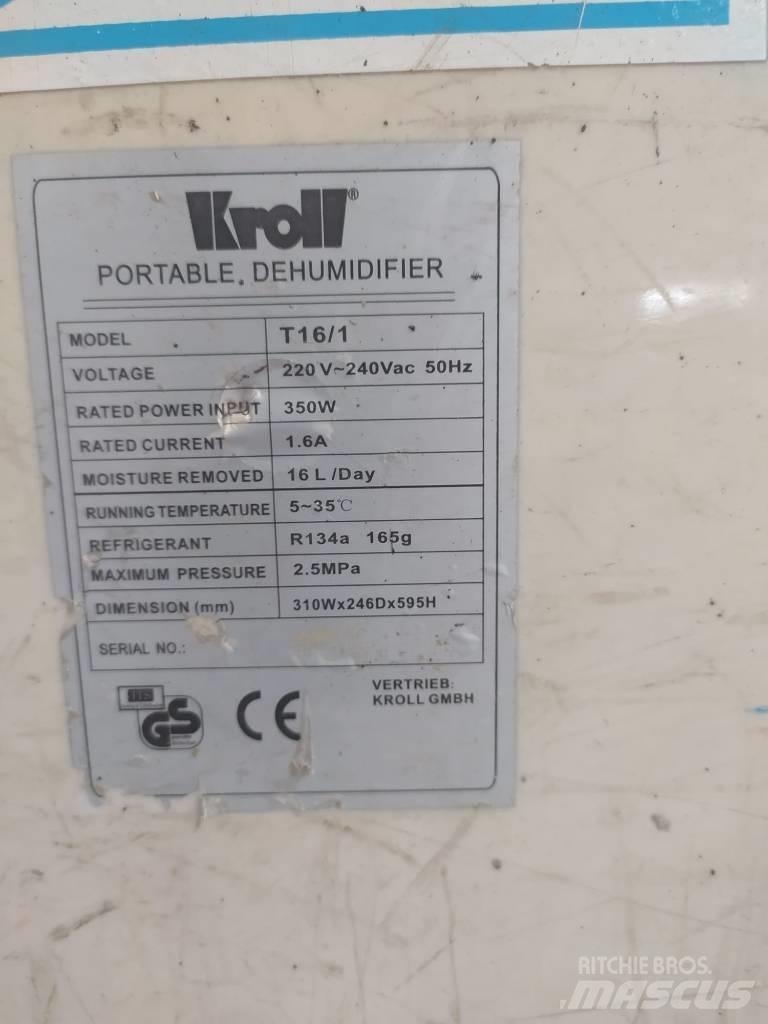 Kroll T16/1 Entreprenør - Andet