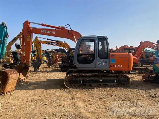 Hitachi EX 120 Gravemaskiner på larvebånd