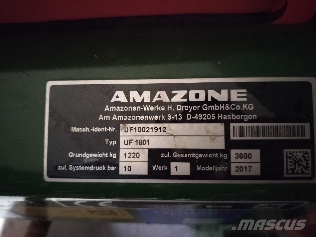 Amazone UF 1801 Liftsprøjter