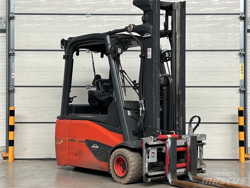 Linde E20L-02 El gaffeltrucks