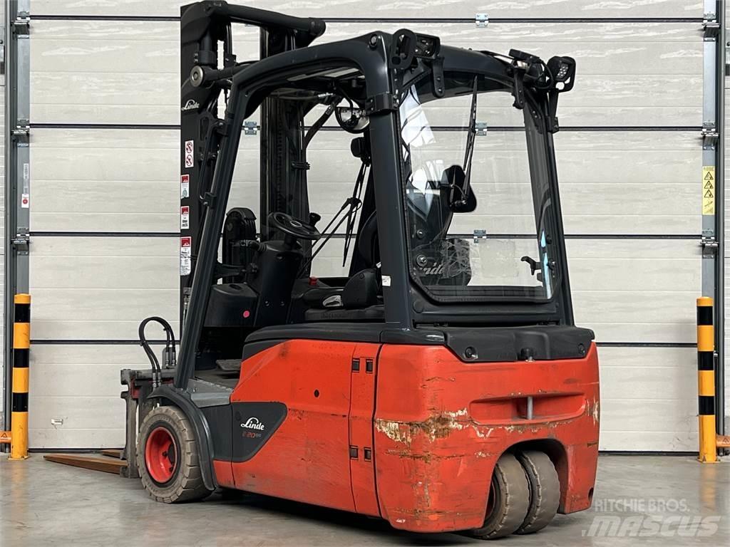 Linde E20L-02 El gaffeltrucks