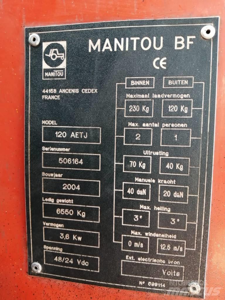 Manitou 120 AETJ3D Bomlifte med knækarm