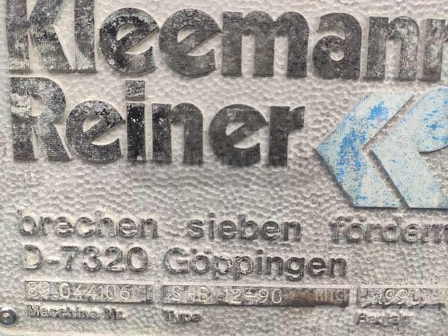 Kleemann SHB 12-90 Mølle / fræser maskiner