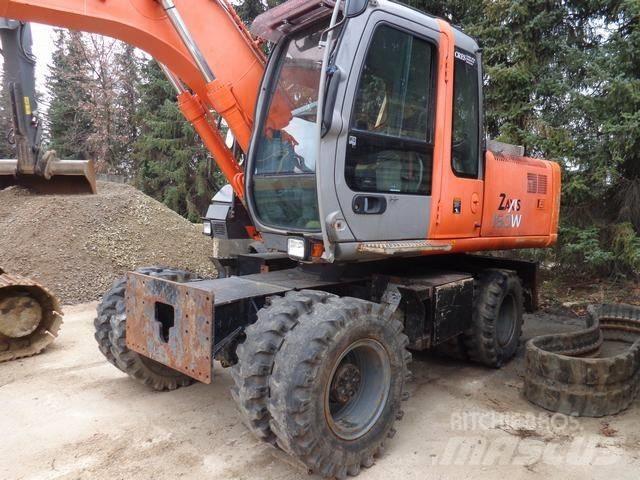 Hitachi ZX 160 W Gravemaskiner på hjul