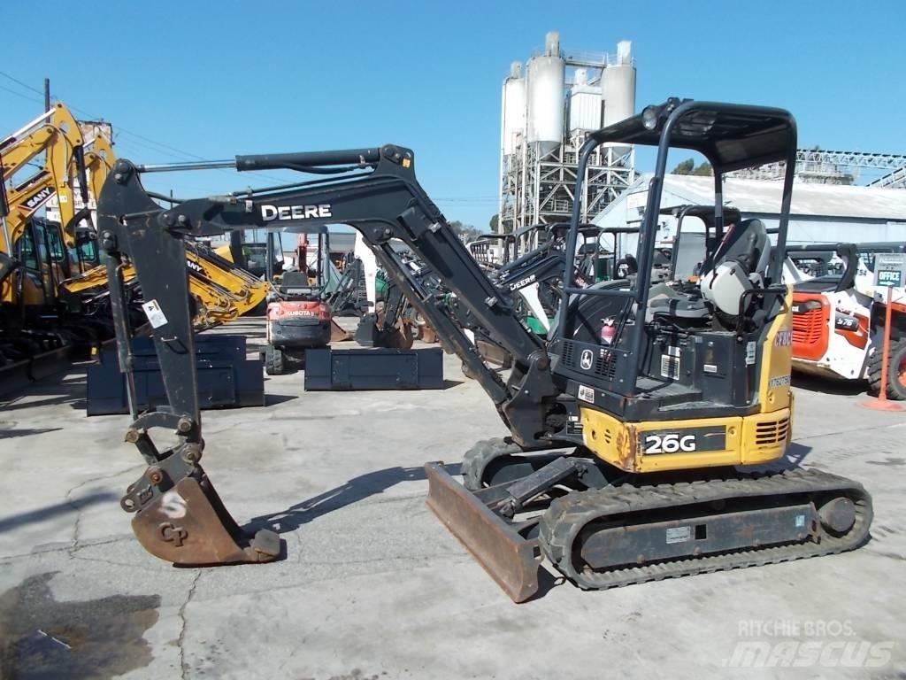 John Deere 26G Minigravemaskiner