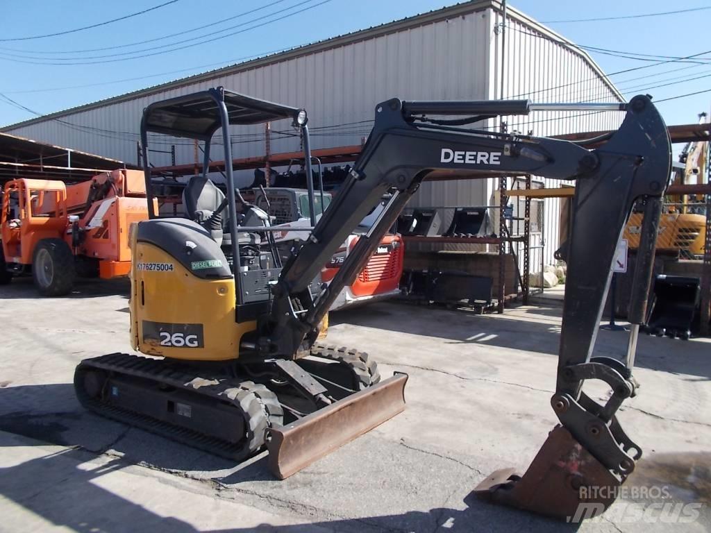 John Deere 26G Minigravemaskiner