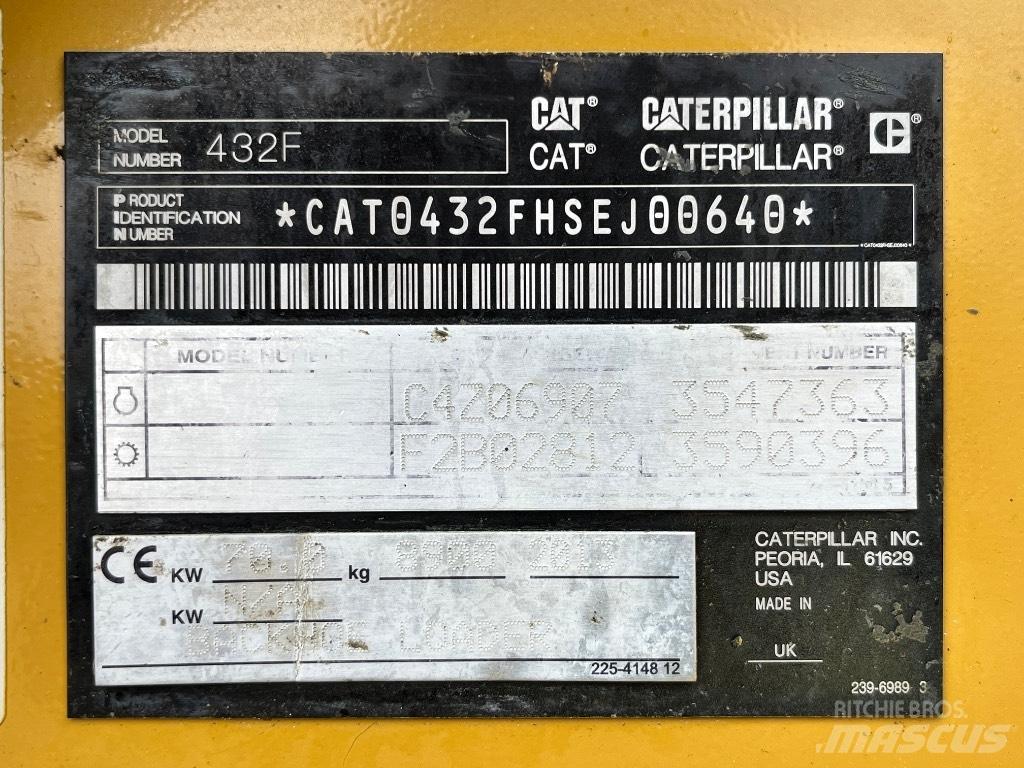 CAT 432 F Rendegravere