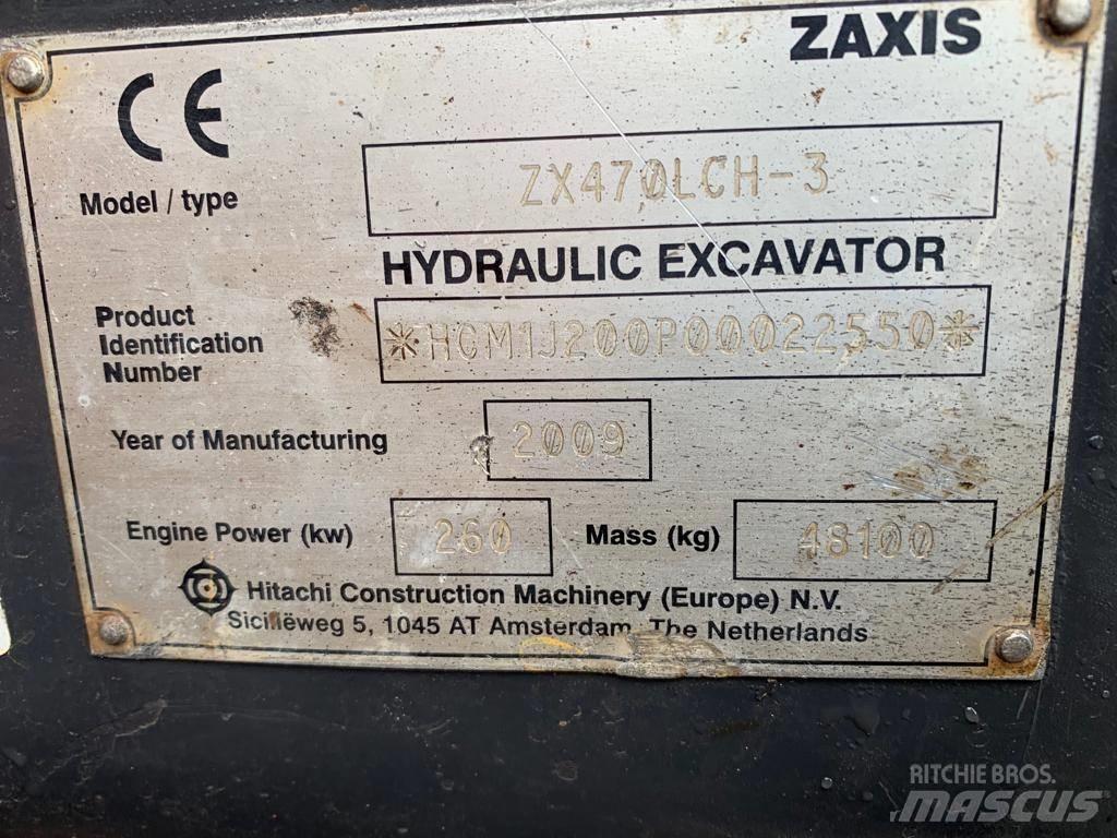  zaxis ZX470LCH-3 Gravemaskiner på larvebånd