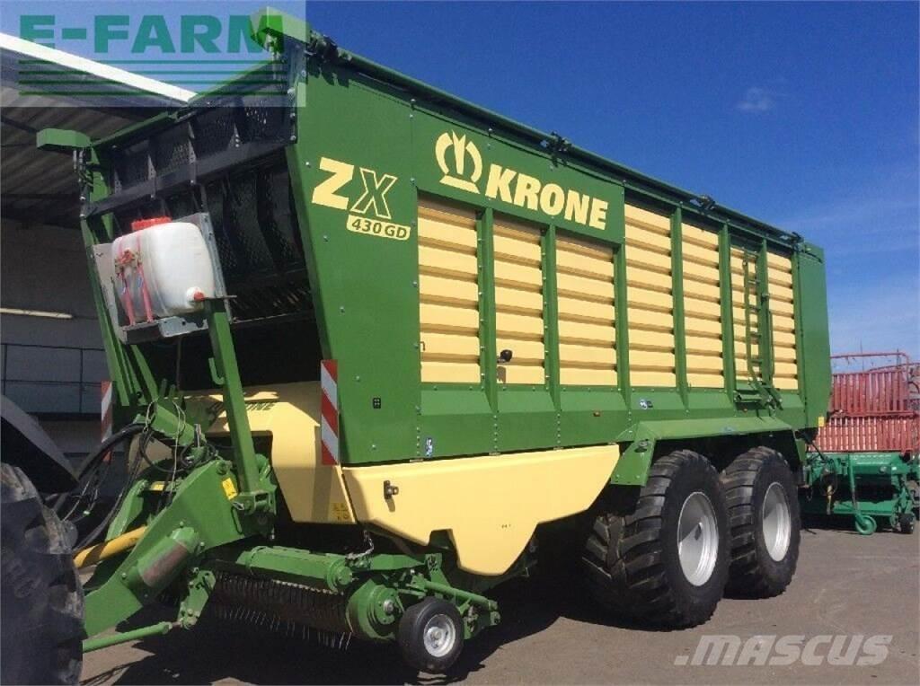 Krone zx 430 gd Sneglevogne