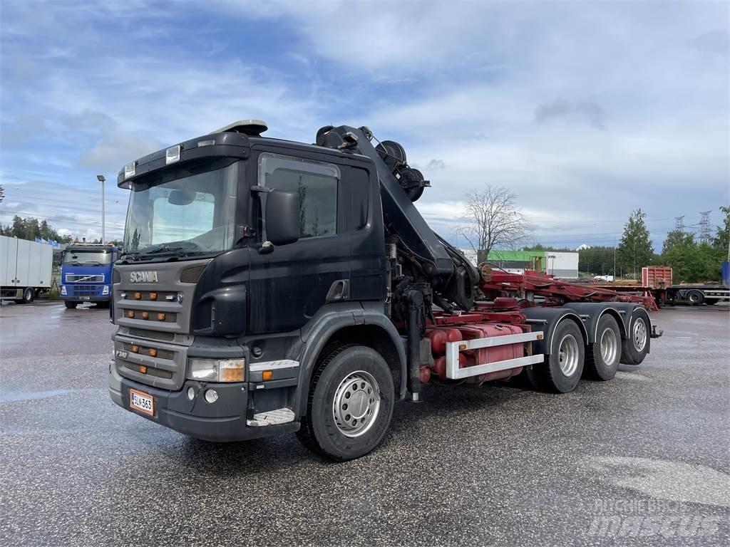 Scania P340 8x4 Lastbil med kran