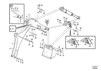 Volvo - Bolt - 15631339 Booms og dippers