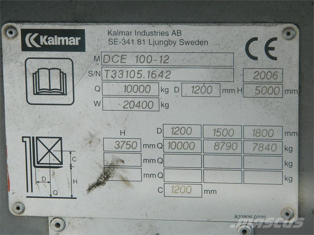 Kalmar DCE100 12 Diesel gaffeltrucks