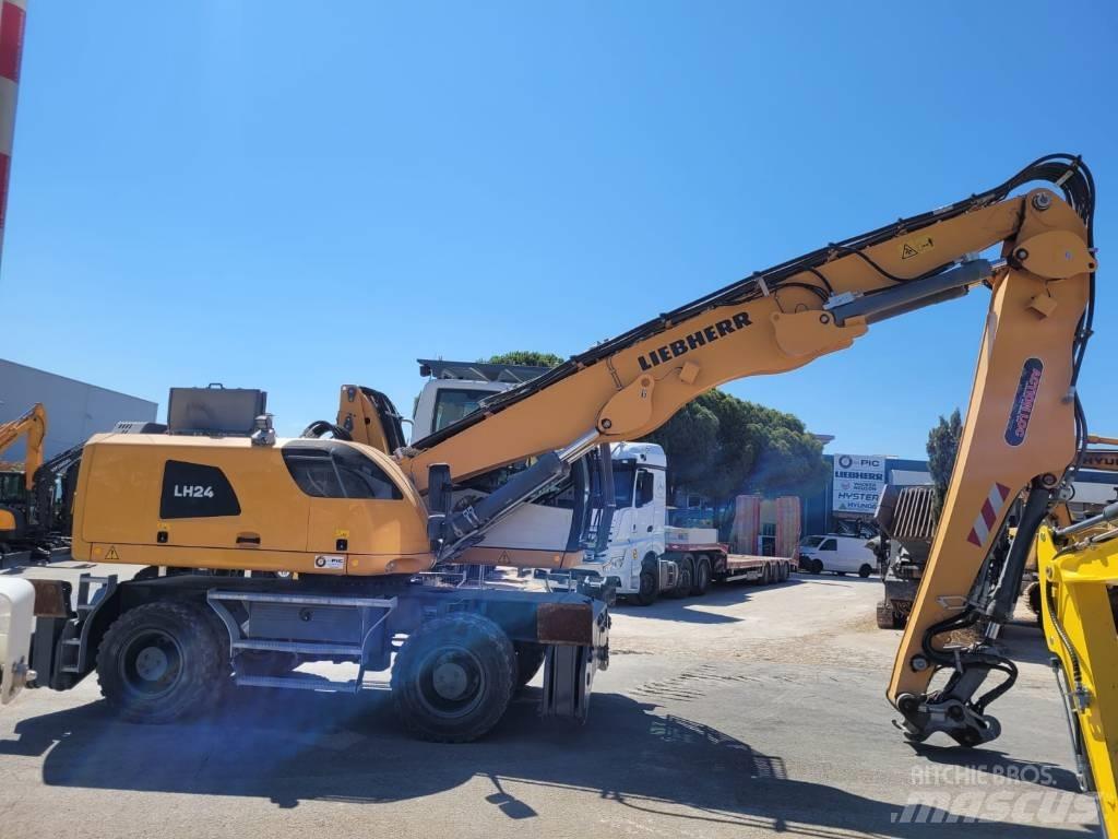 Liebherr LH 24 Gravemaskiner på hjul