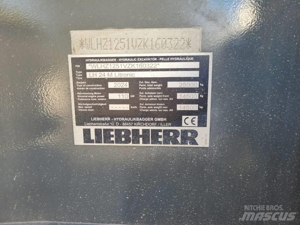 Liebherr LH 24 Gravemaskiner på hjul