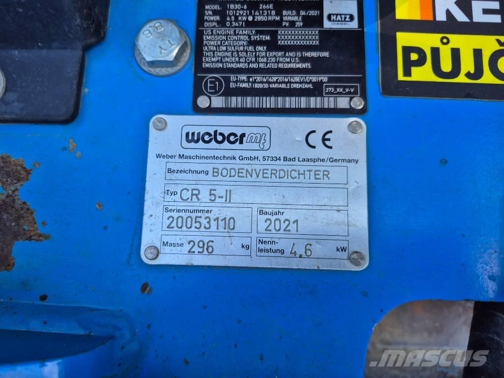 Weber CR5-II Jordvibrationstromler