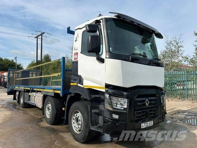 Renault C 430 Flatbed lastbiler med spil