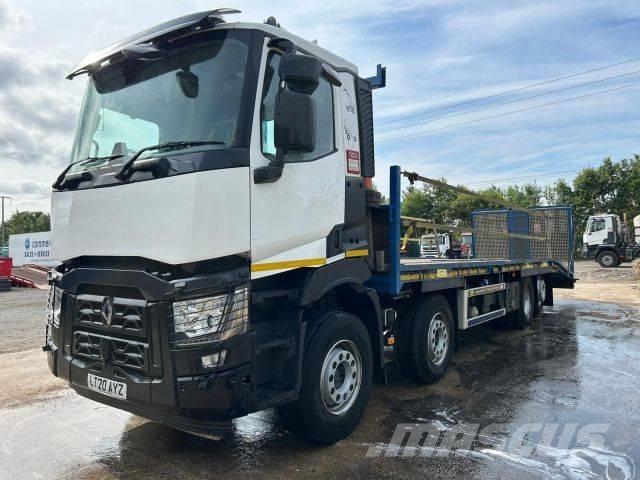 Renault C 430 Flatbed lastbiler med spil