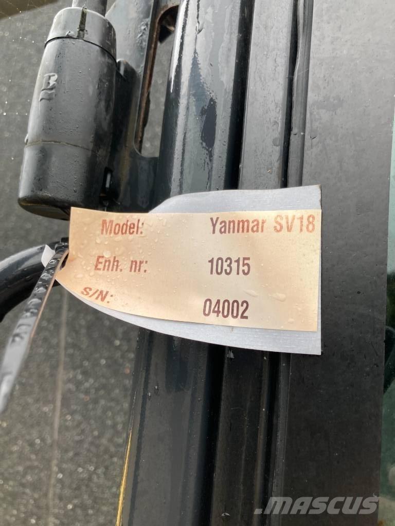 Yanmar SV 18 Minigravemaskiner