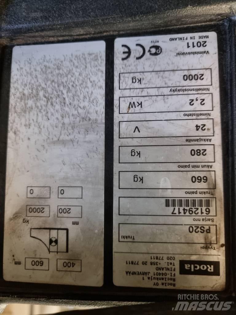 Rocla PS 20 Plukketruck, lav