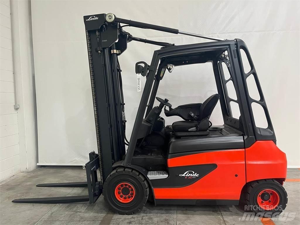 Linde E30-01 El gaffeltrucks