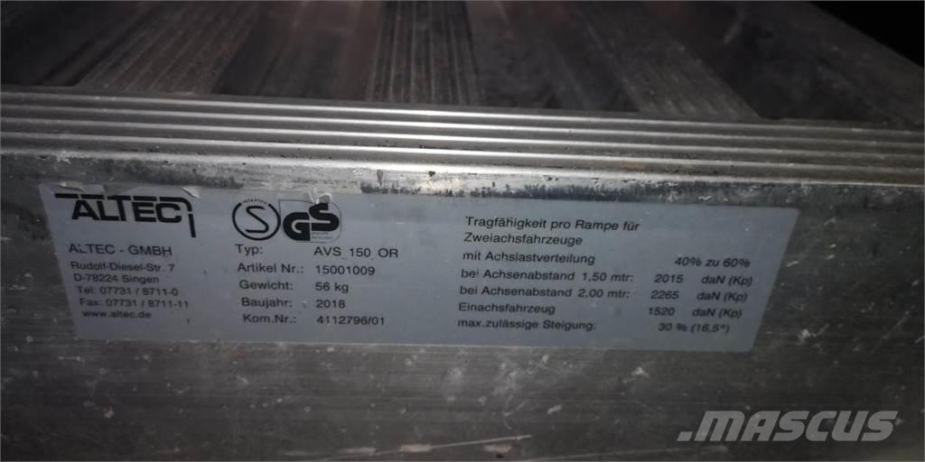 Altec AVS 150 0R Tilbehør til frontlæsser