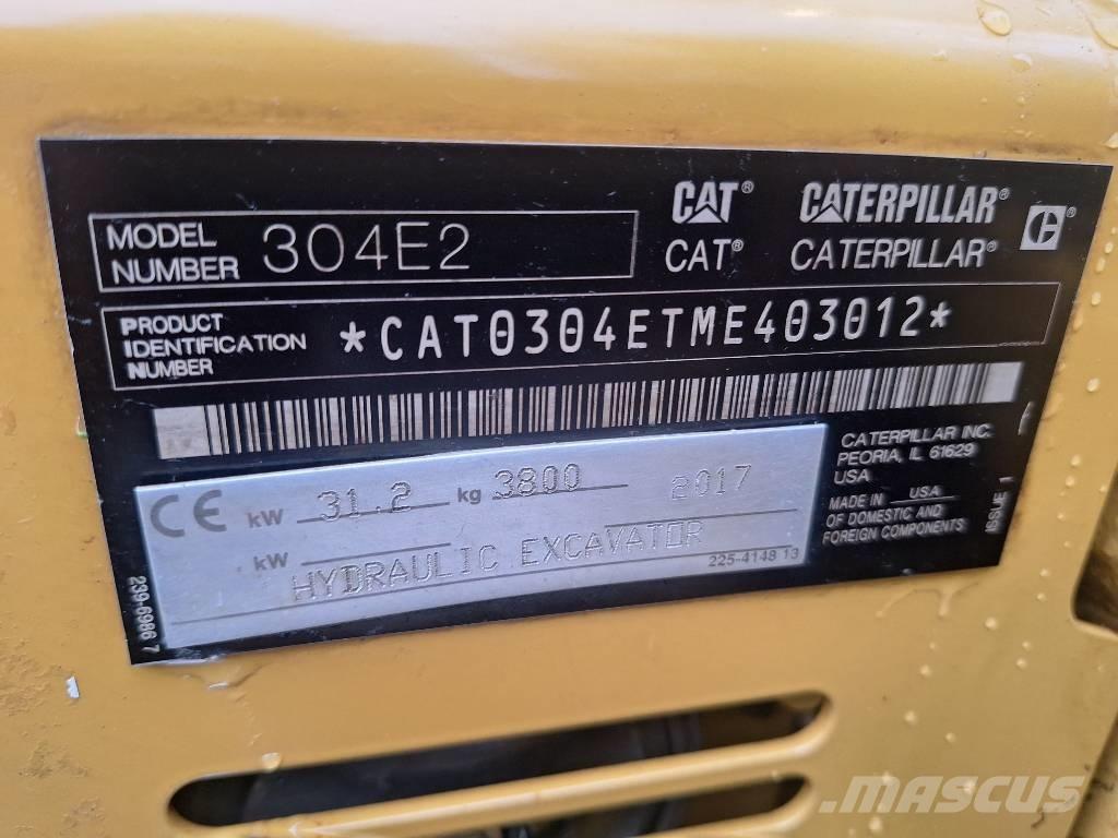 CAT 304 E CR Minigravemaskiner
