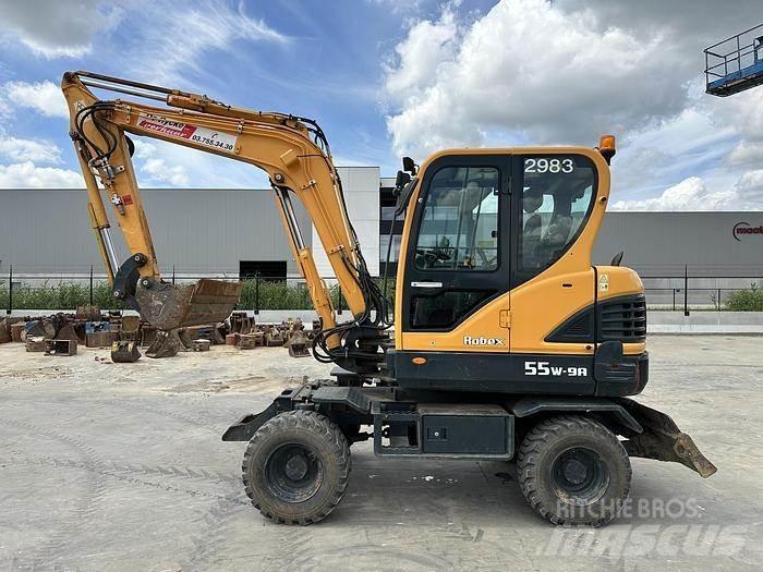 Hyundai R55W-9A Gravemaskiner på hjul