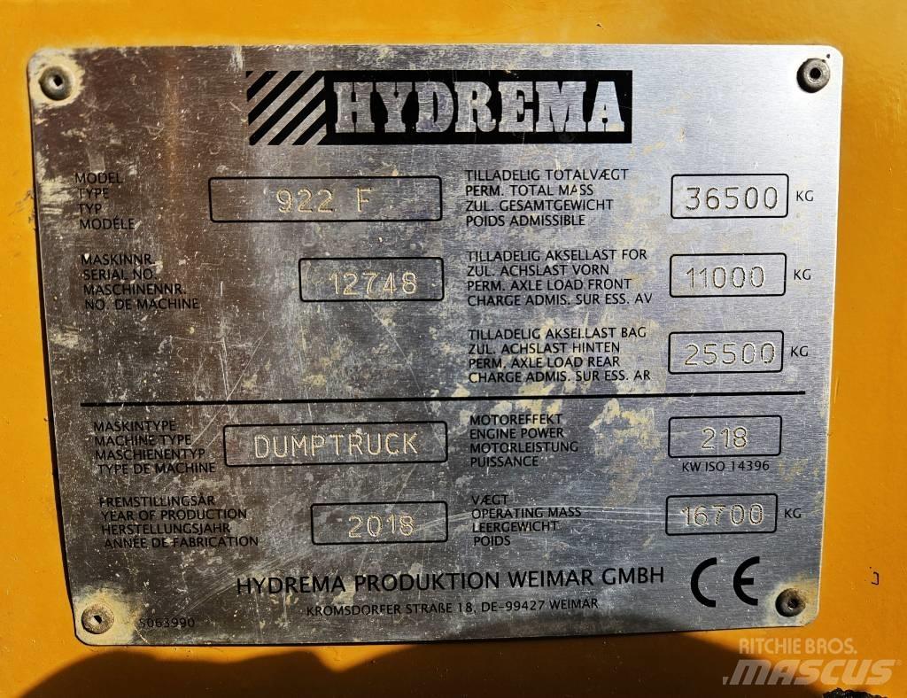 Hydrema 922 F Dumpere
