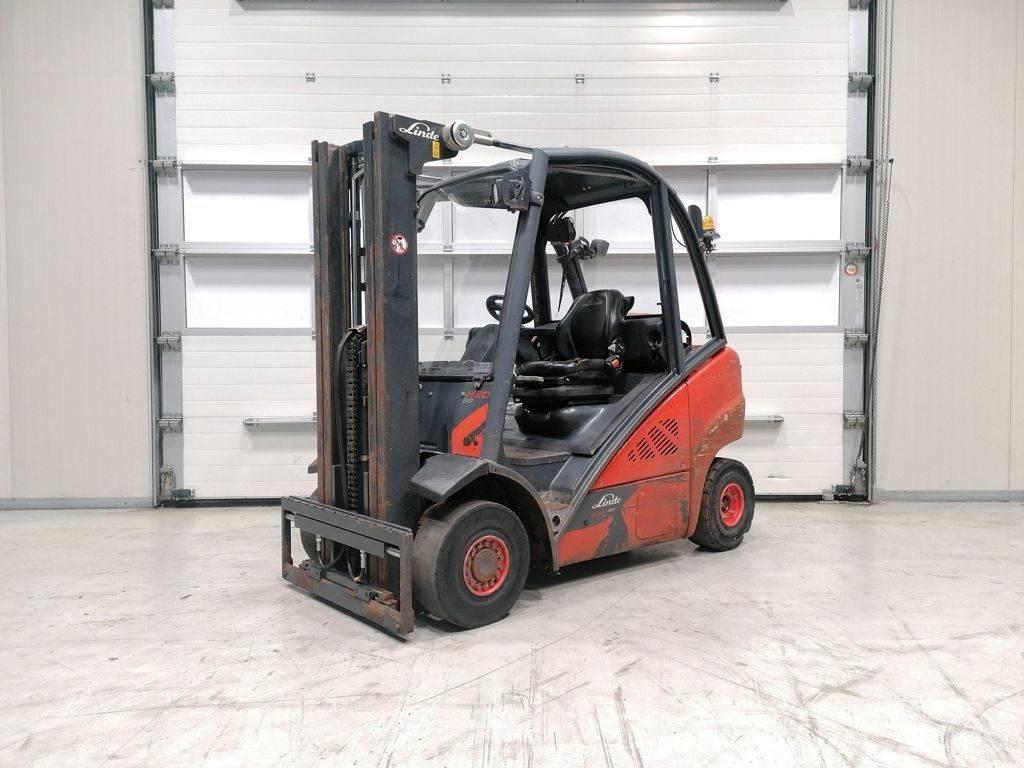 Linde H20T-02/600 LPG gaffeltrucks