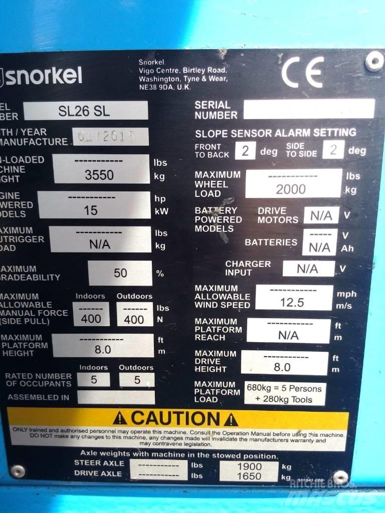 Snorkel SL 26 Bomlifte med knækarm