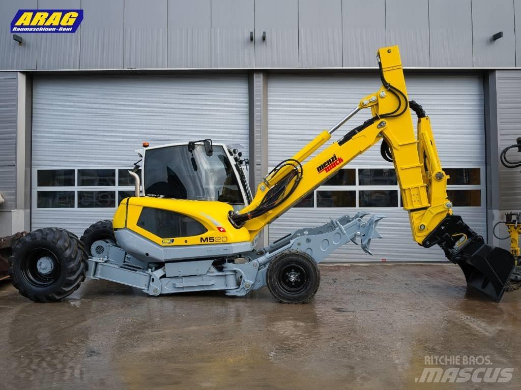 Menzi Muck M520 Gravemaskiner på hjul