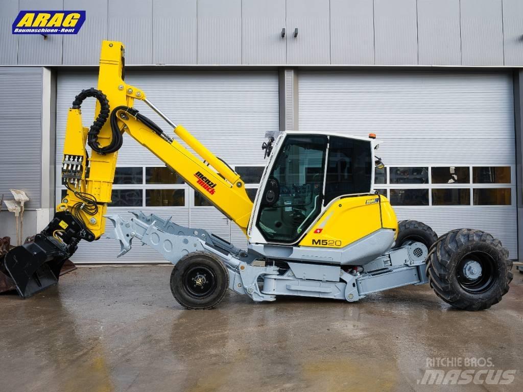 Menzi Muck M520 Gravemaskiner på hjul