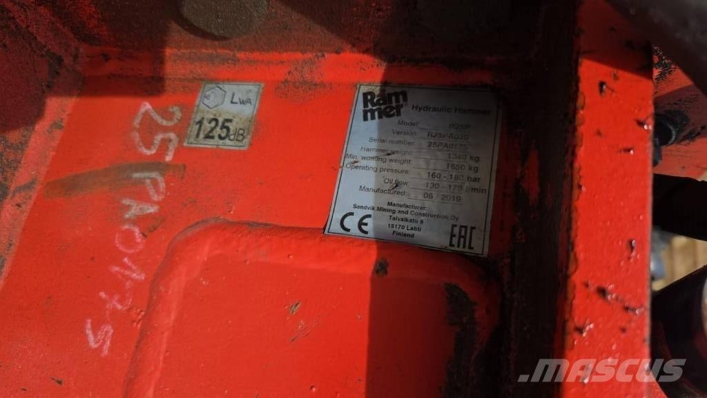 Rammer R25P Hydraulik / Trykluft hammere