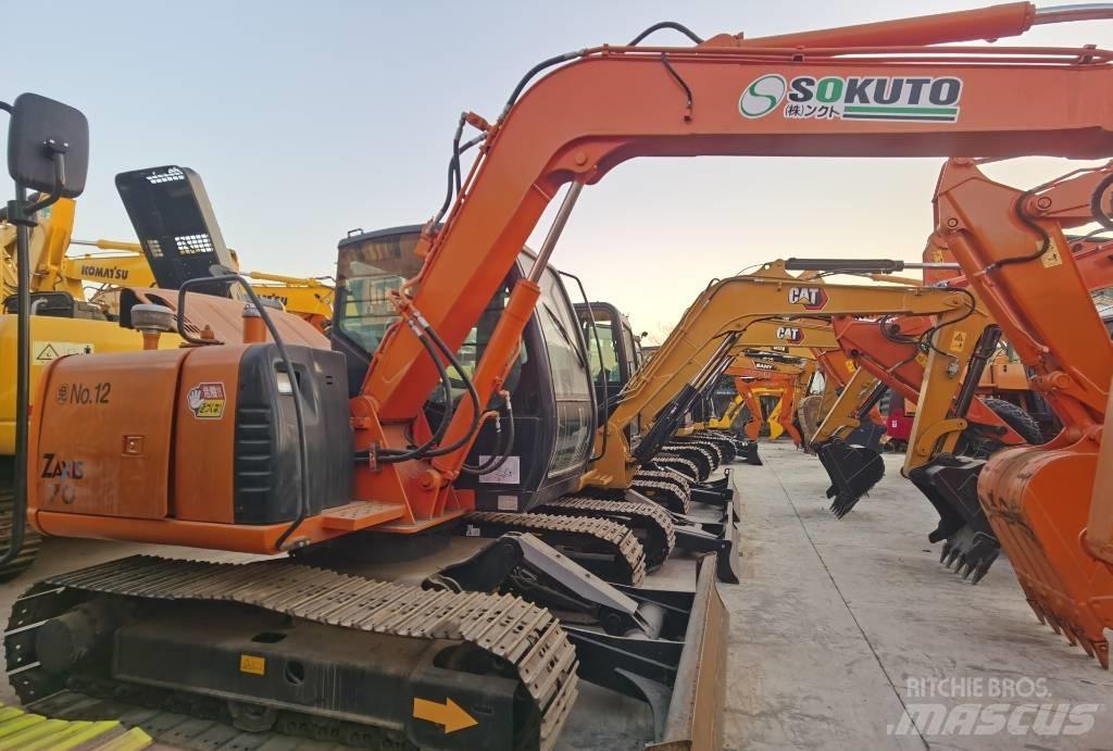Hitachi ZX 70 Gravemaskiner på larvebånd