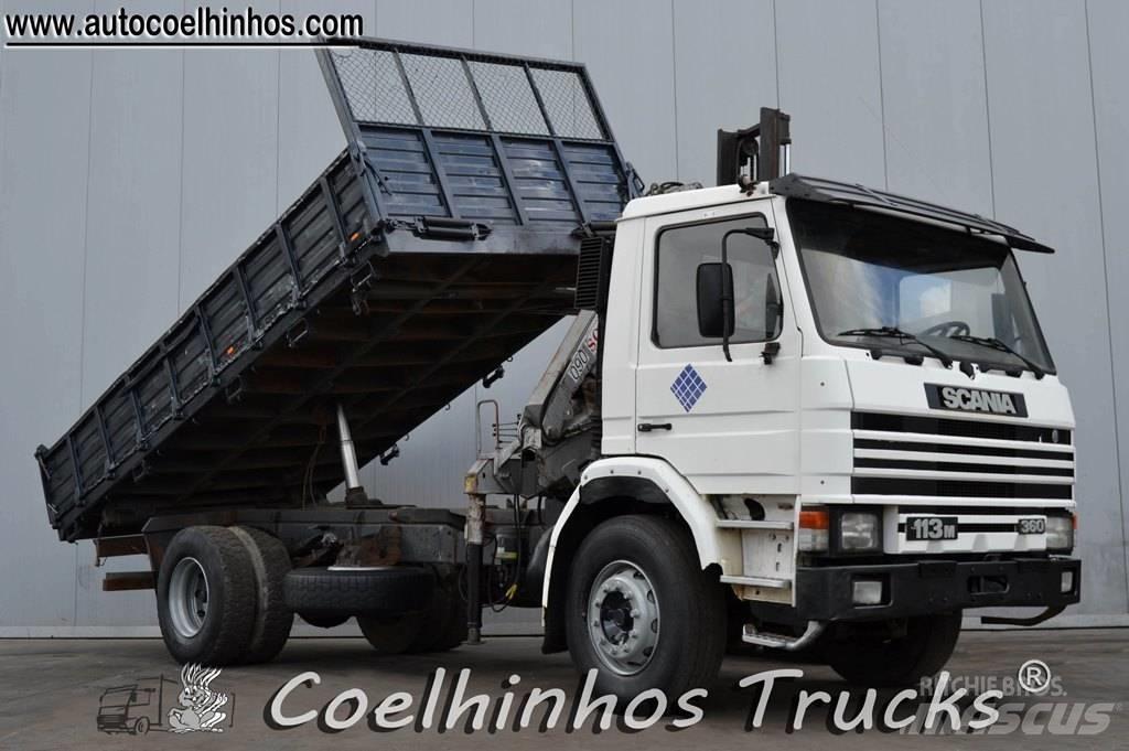 Scania 113H 360 Lastbiler med tip